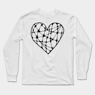 Spiderweb heart Long Sleeve T-Shirt